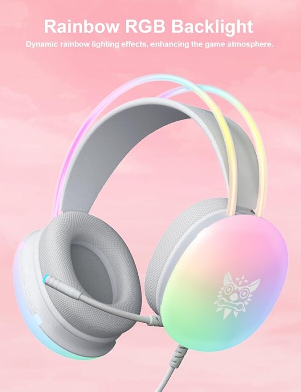 Onitoon's Rainbow Gaming Headphones - Image 6